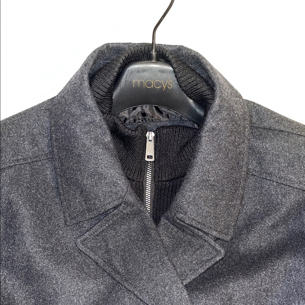 Kenneth Cole New York Black Pea Coat - Picture 8 of 15